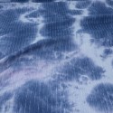 Tissu voile argenté/bleu Tissu voile argenté/bleu
