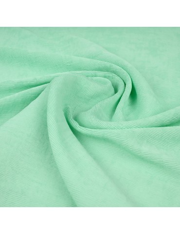 Tissu viscose/nylon plissé vert nil