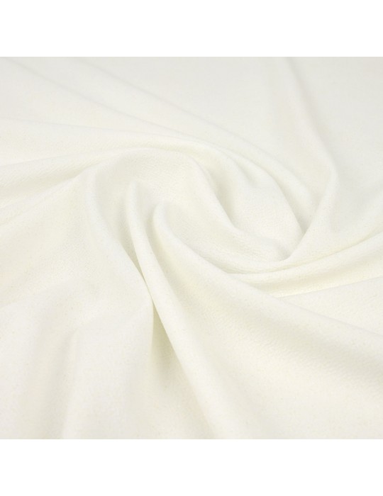 Tissu jersey paillettes crème