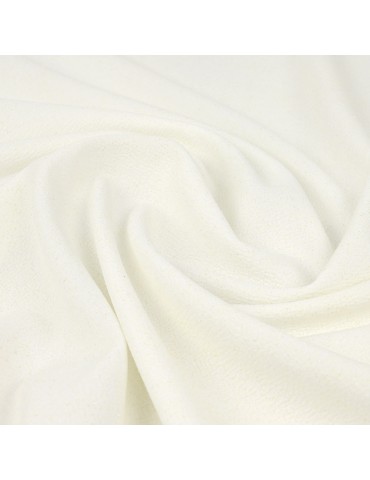 Tissu jersey paillettes crème