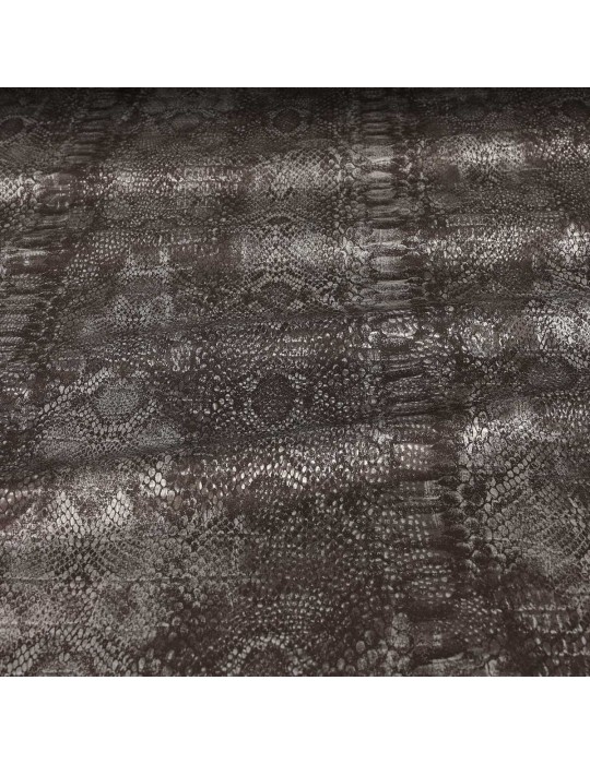 Tissu cycliste imprimé brun/argent
