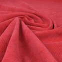 Tissu velours côtelé milleraies framboise