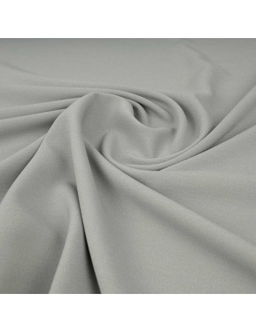 Tissu polyester gris perle