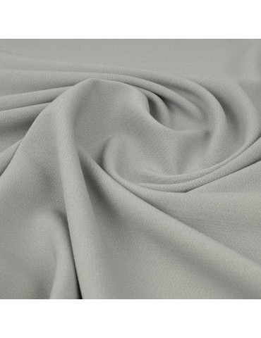 Tissu polyester gris perle