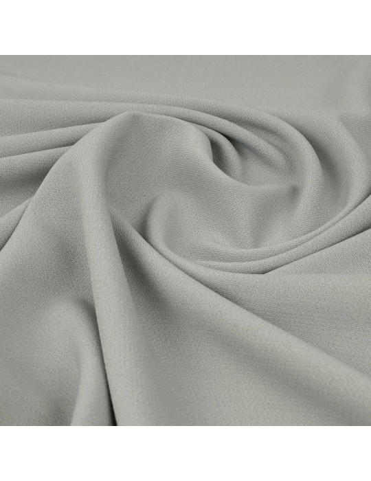 Tissu polyester gris perle