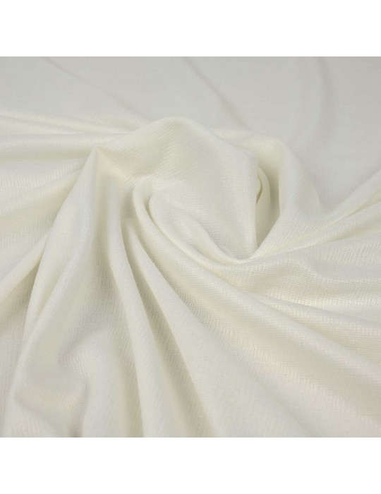 Tissu jersey blanc