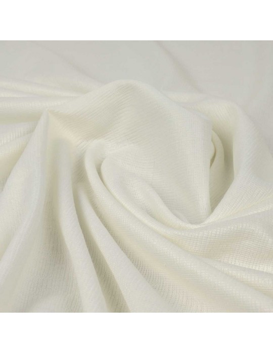 Tissu jersey blanc