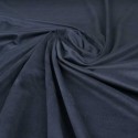 Tissu suédine uni navy
