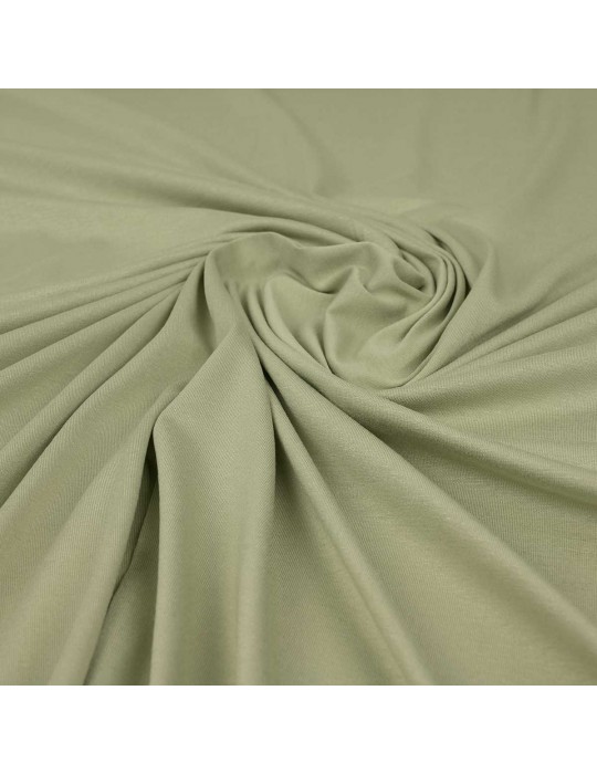 Tissu jersey uni vert jade