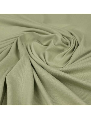 Tissu jersey uni vert jade