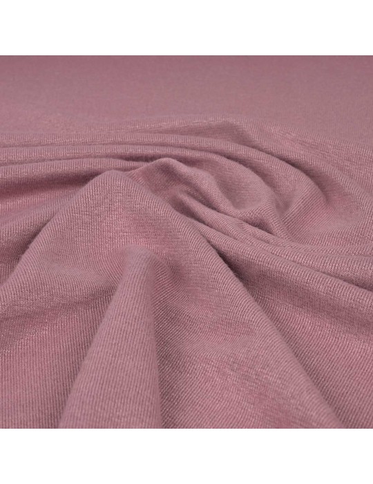 Tissu jersey rose thé