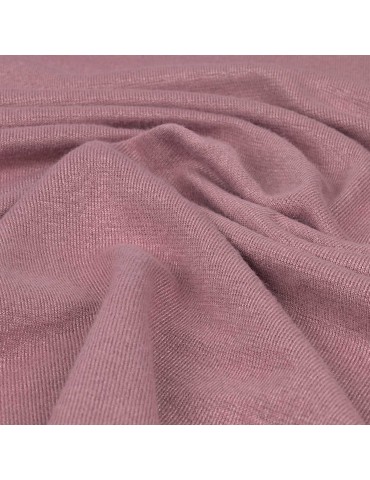 Tissu jersey rose thé
