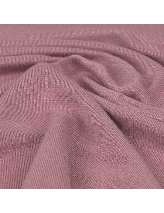 Tissu jersey rose thé