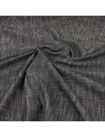 Tissu jean élasthanne noir