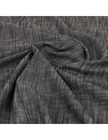 Tissu jean élasthanne noir