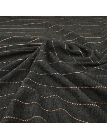Toile d'habillement argentée/anthracite