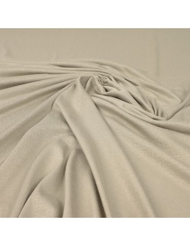 Tissu jersey uni beige