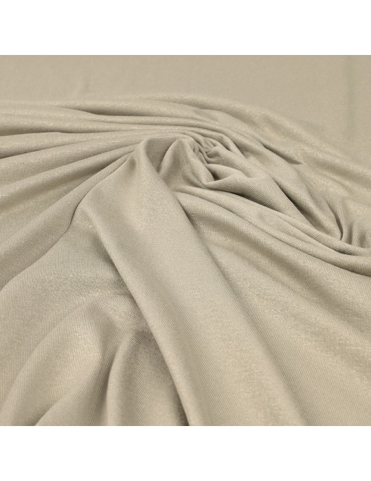 Tissu jersey uni beige