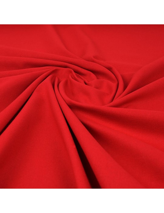 Tissu coton uni rouge