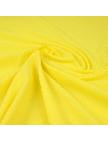 Tissu polyester pailleté jaune