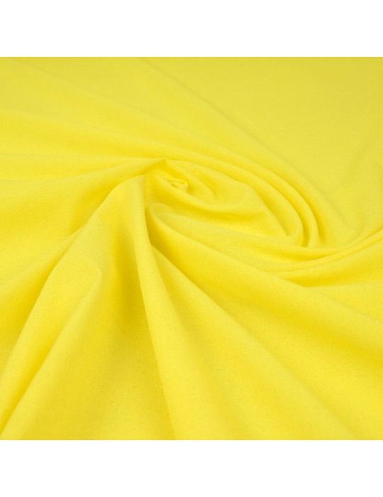 Tissu polyester pailleté jaune