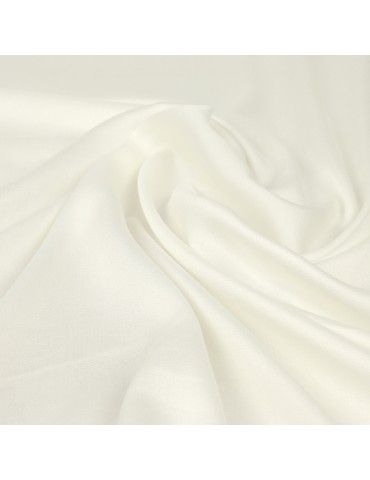 Tissu voile de viscose blanc