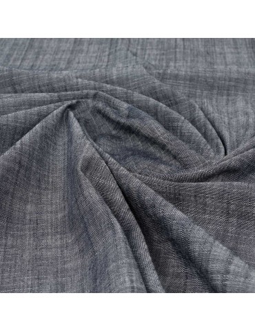 Tissu chambray bleu jean