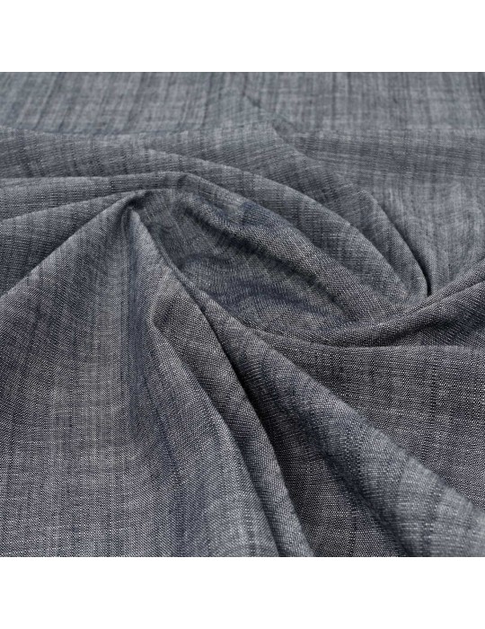 Tissu chambray bleu jean