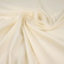 Tissu soie/élasthanne blanc vanille Tissu soie/élasthanne blanc vanille