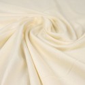Tissu soie/élasthanne blanc vanille Tissu soie/élasthanne blanc vanille