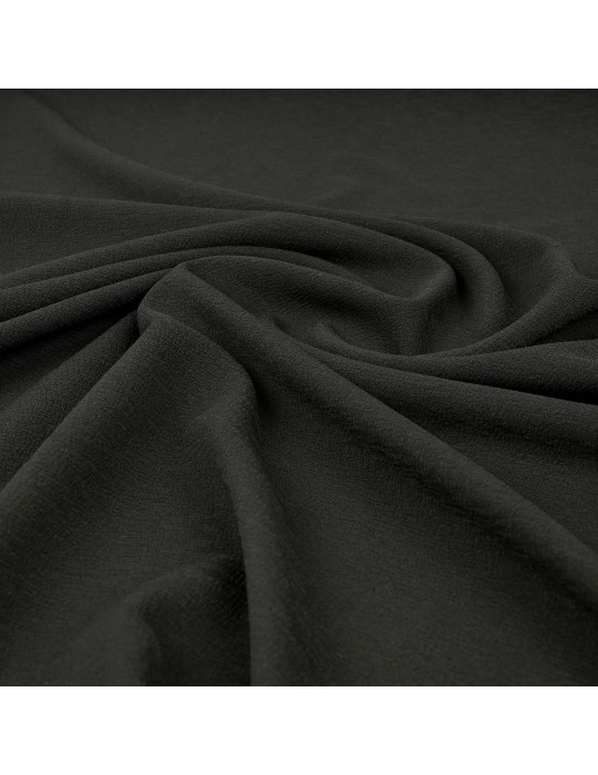 Tissu scuba crêpe uni noir