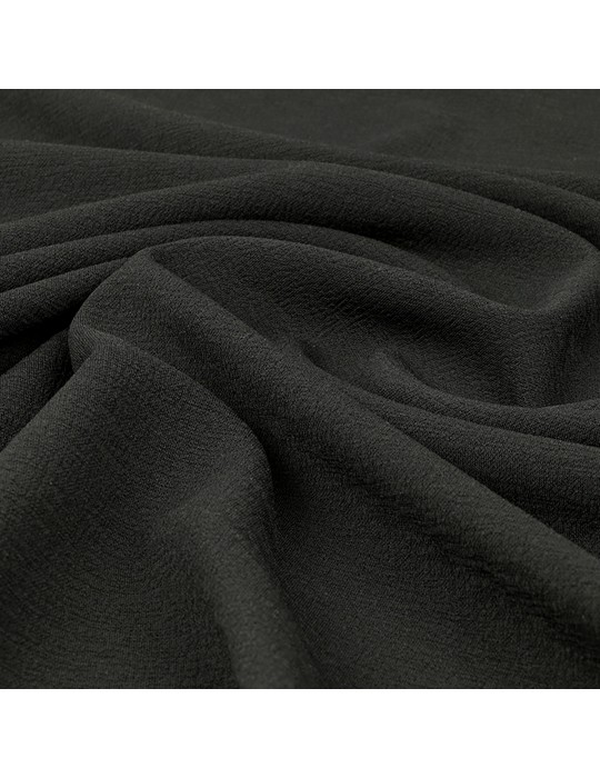 Tissu scuba crêpe uni noir