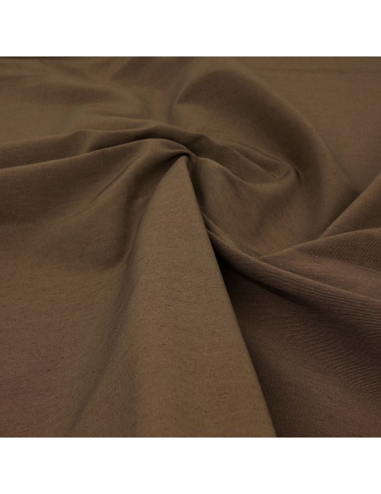 Coupon tissu bengaline marron 300 x 150 cm