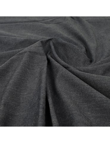 Coupon tissu chambray gris 300 x 140 cm