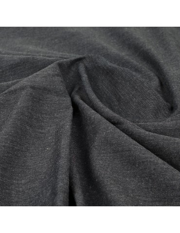 Coupon tissu chambray gris 300 x 140 cm