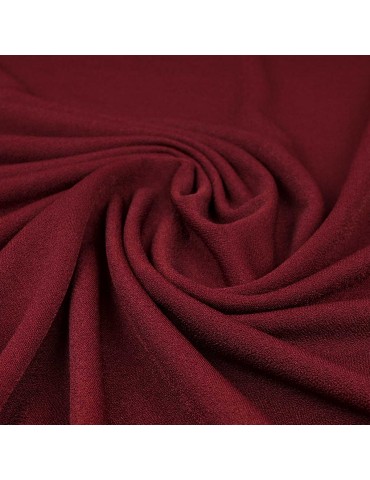 Tissu jersey uni bordeaux