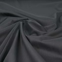Tissu popeline coton/élasthanne noir Tissu popeline coton/élasthanne noir