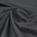 Tissu popeline coton/élasthanne noir Tissu popeline coton/élasthanne noir
