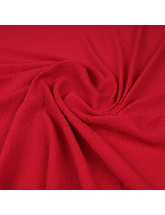Tissu crêpe cerise