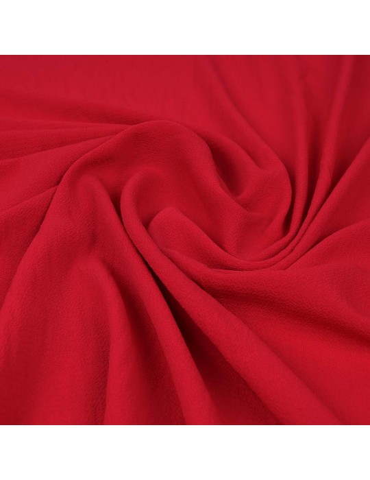 Tissu crêpe cerise