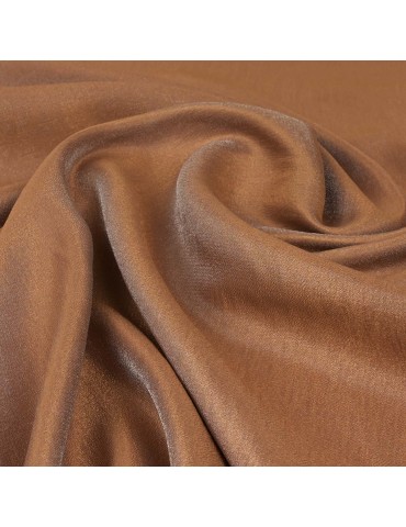 Tissu crêpe bronze