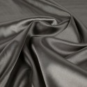 Tissu satin élasthanne uni noir Tissu satin élasthanne uni noir