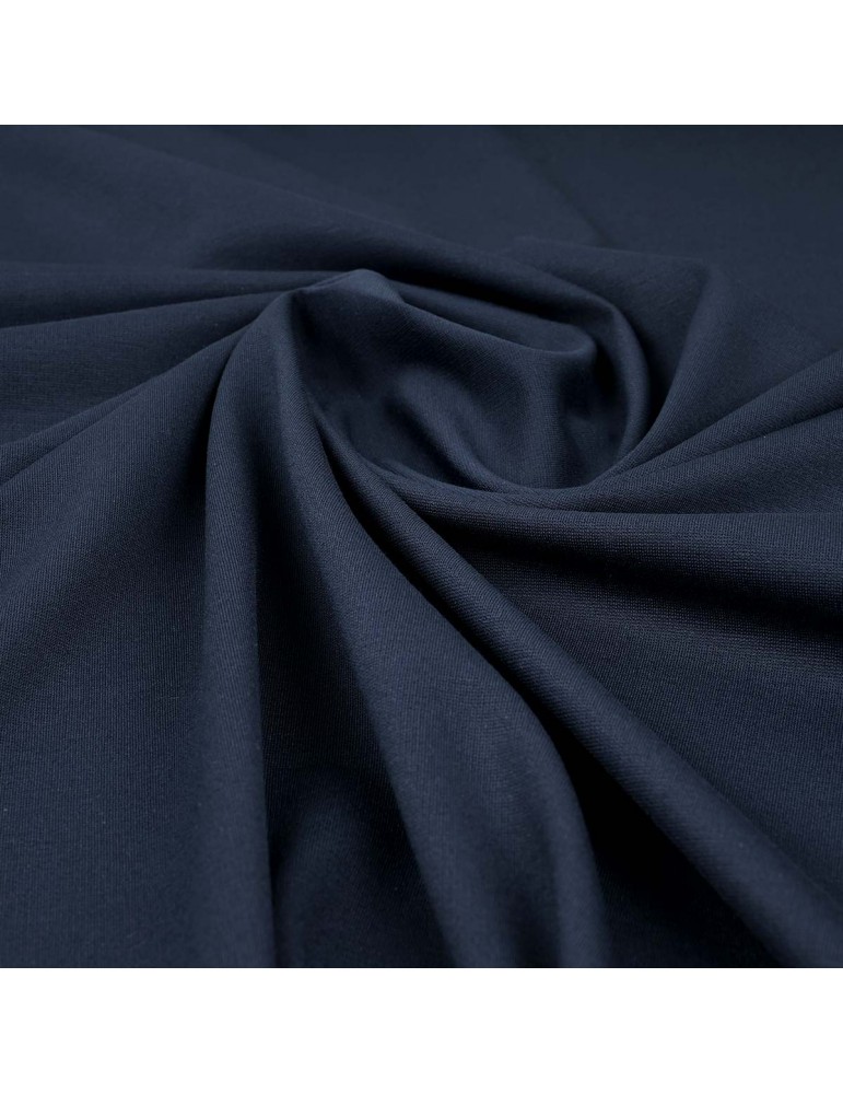 Tissu jersey bleu nuit Tissu jersey bleu nuit
