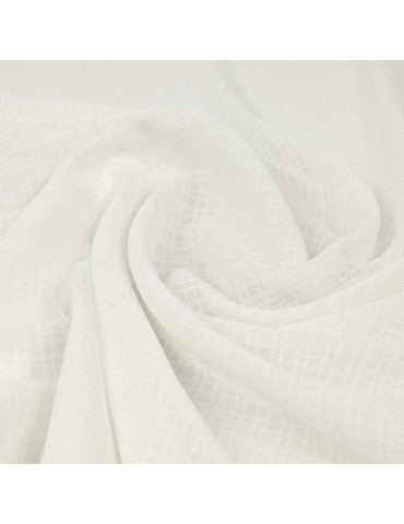 Tissu crêpe uni blanc
