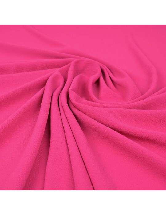 Tissu crêpe uni fuchsia