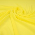 Tissu mousseline jaune citron