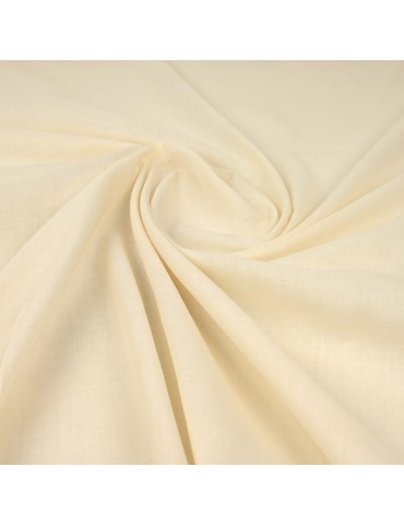 Tissu voile de coton écru