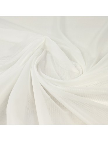 Tissu maille uni blanc