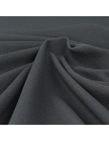 Tissu jersey gris anthracite