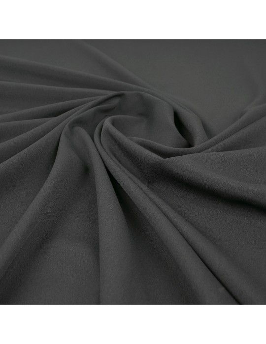 Tissu crêpe uni noir